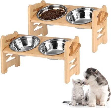 Elevated Double Pet Bowl