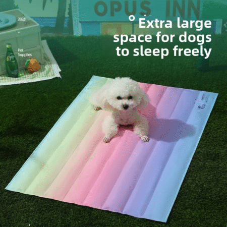 Summer Cooling Pad for Dogs & Cats - Rainbow Color Pet Ice Mat